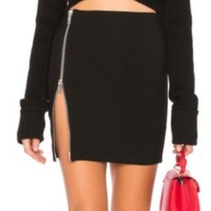 Revolve zip skirt